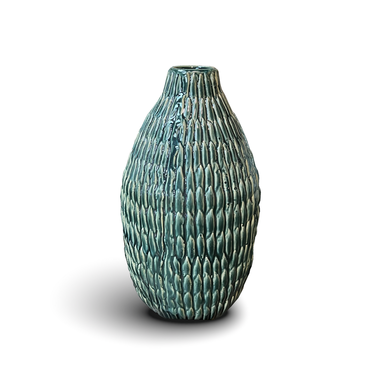 Vase céramique artisanal - Vert Laurel