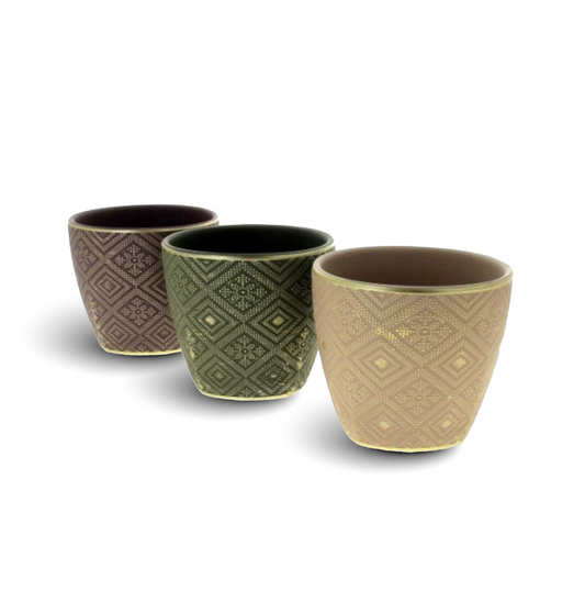 Truvi Large Ceramic Pot - 3 Colors