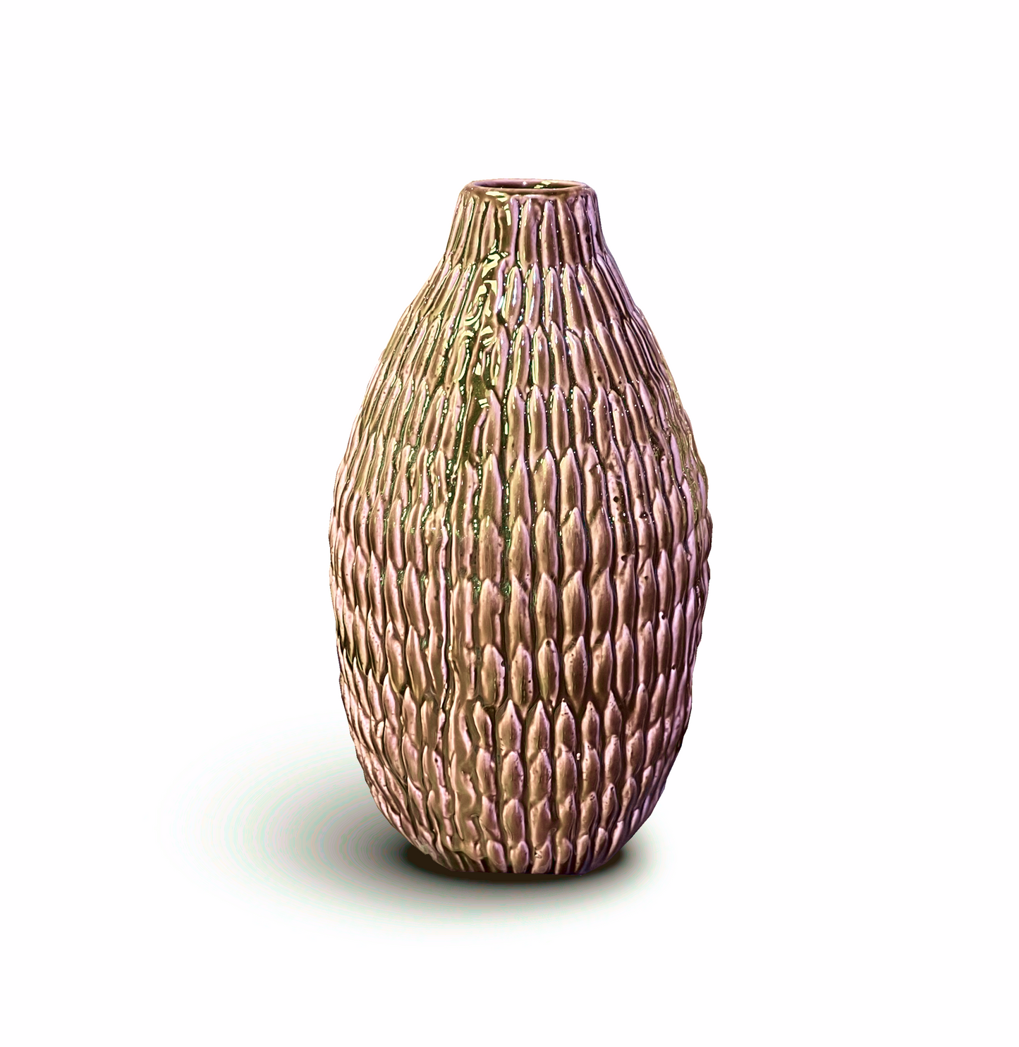 Handcrafted ceramic vase - Laurel Brown